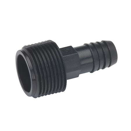 B & K B&K 3/4 in. MPT X 1/2 in. D Barb Plastic Adapter 1 pk 169-526